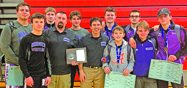 Norwich Wrestlers For 6-for-6 In Finals, Take Second Place At Class B Championships